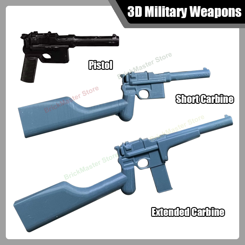 3D Printing Lego Bricks - MOC Military War Army Building Blocks