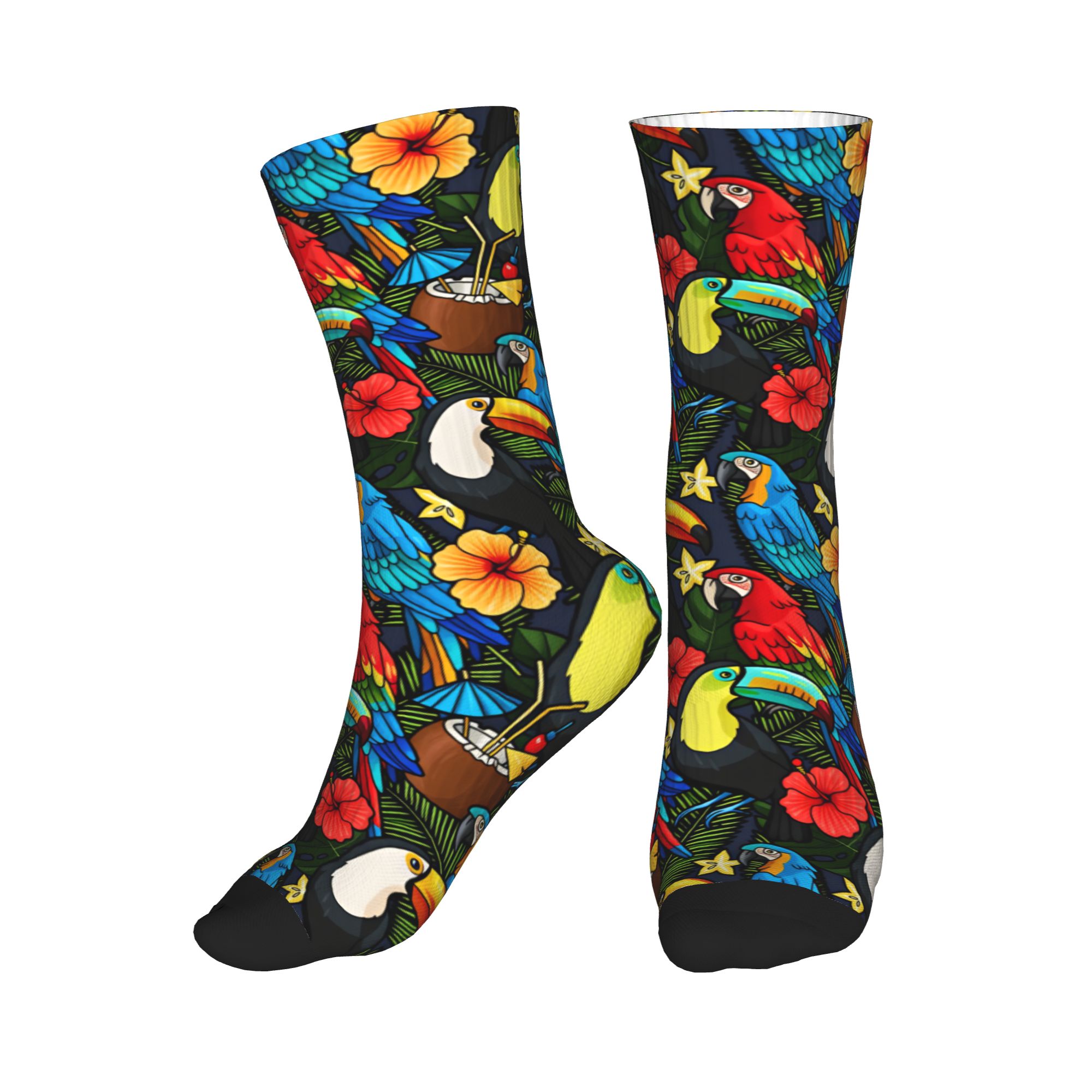 3D Printing Youtube - Tropical Macaw Toucan Fruit Floral Men's