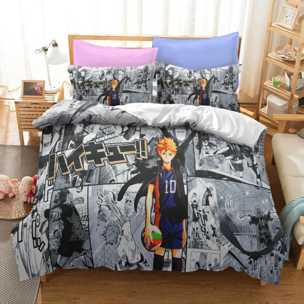 3D Printing Bambu - Cartoon Anime Haikyuu Bedding Set 3D