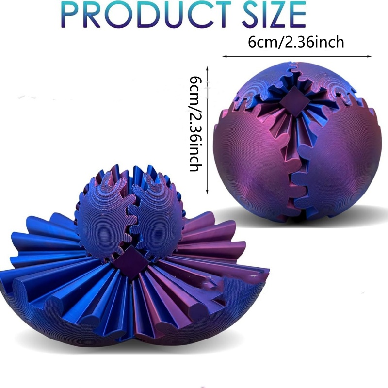 3D Printed Gear Ball Spin Deco - огляд і ціна 3D Printing Gears