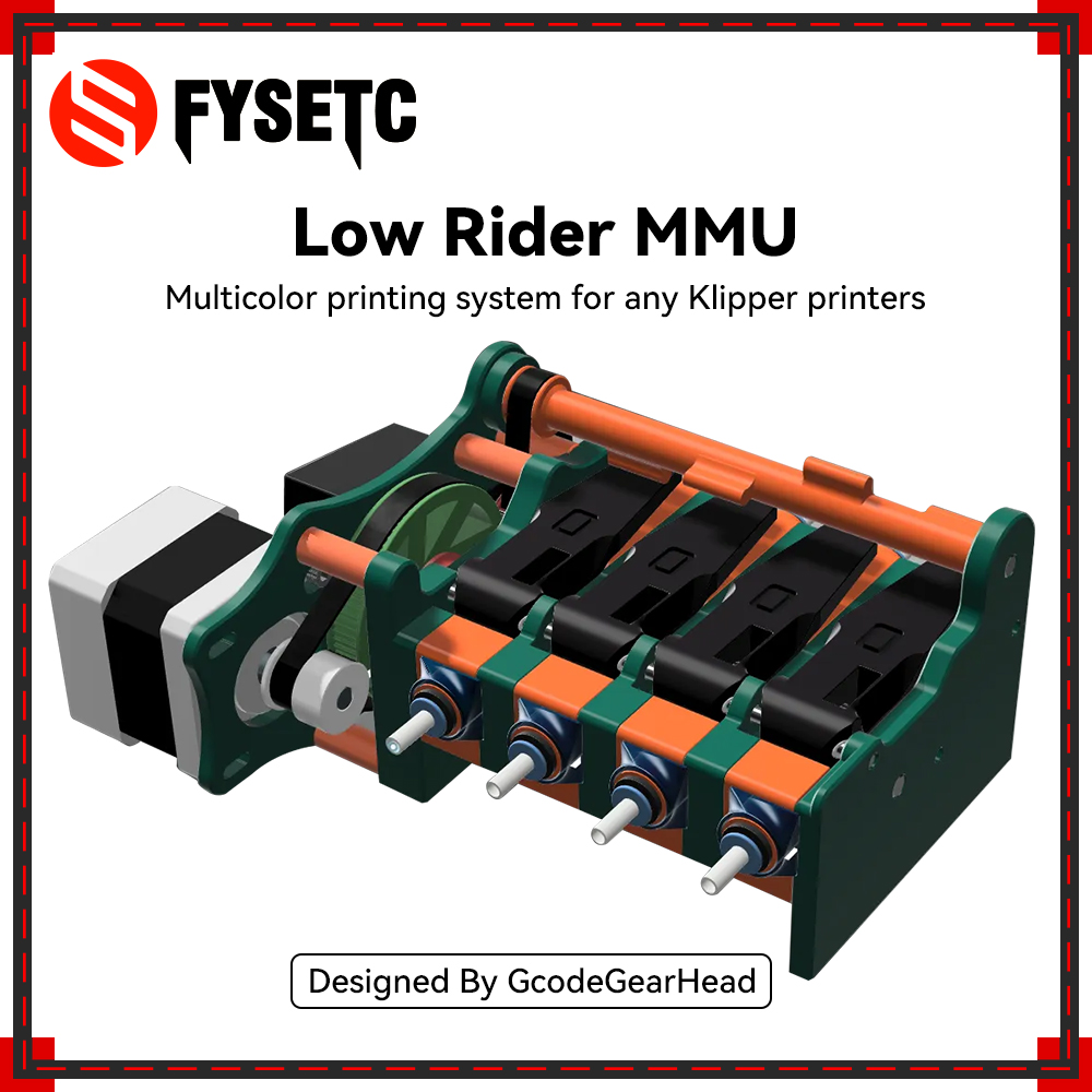 NEW Low Rider MMU Multicolor P - огляд і ціна 3D Printing Klipper