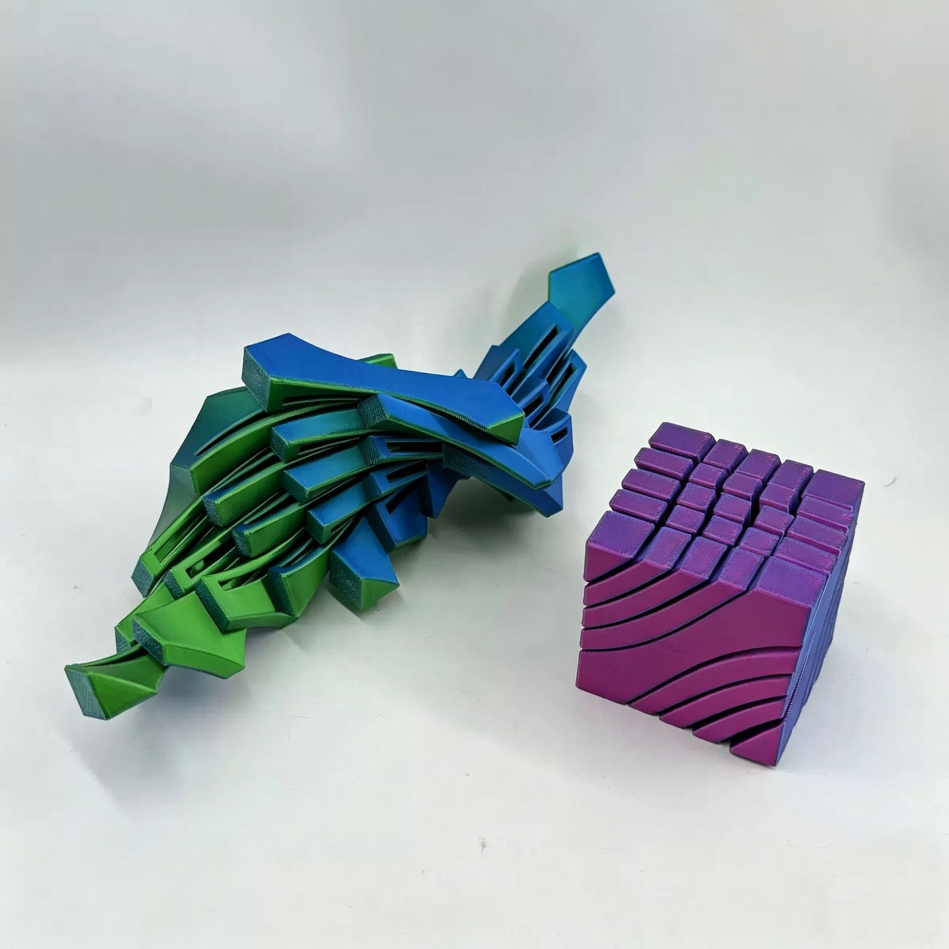 3D Printed Liquid Flow Rubik's - огляд і ціна 3D Printing Gears