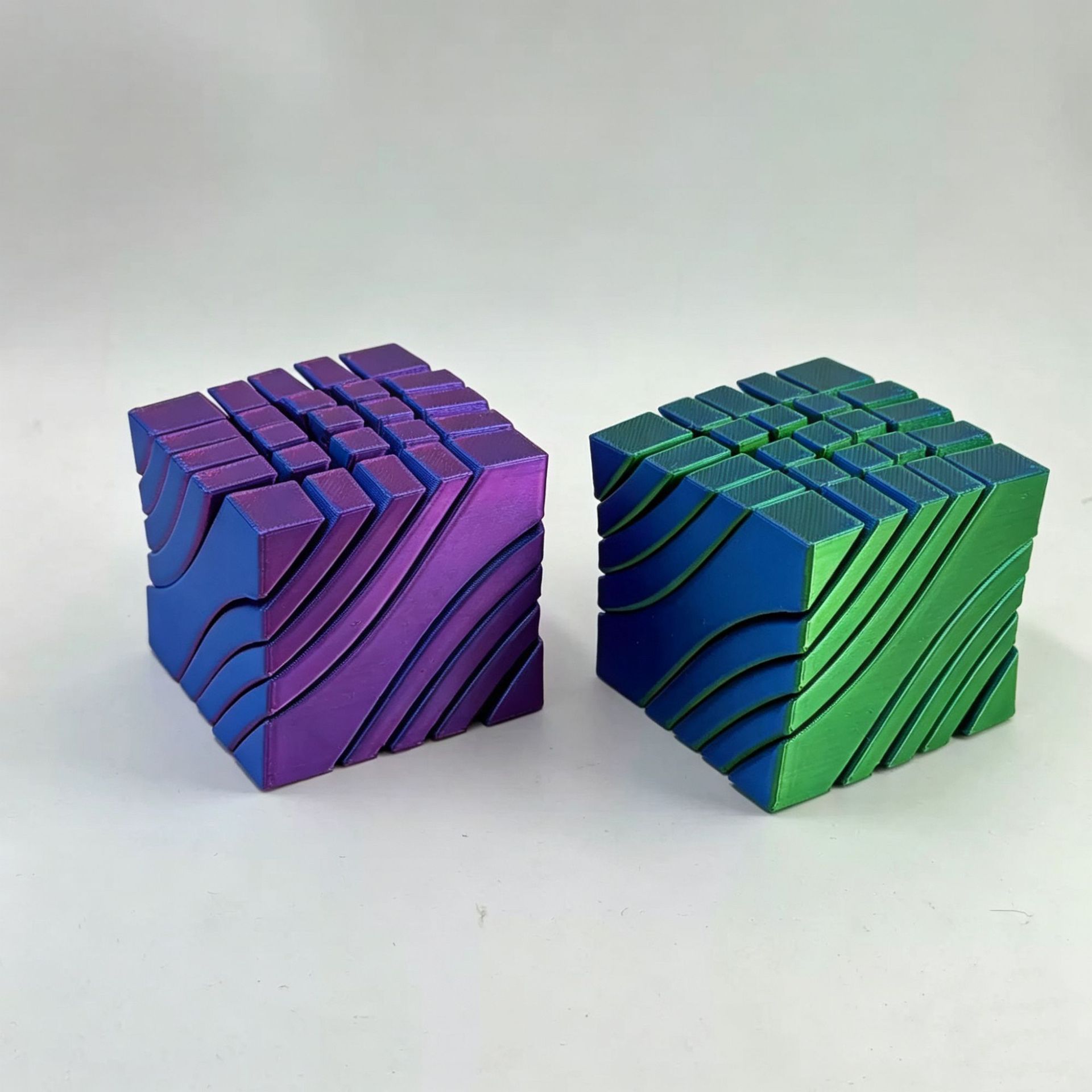 3D Printed Liquid Flow Rubik's - огляд і ціна 3D Printing Gears