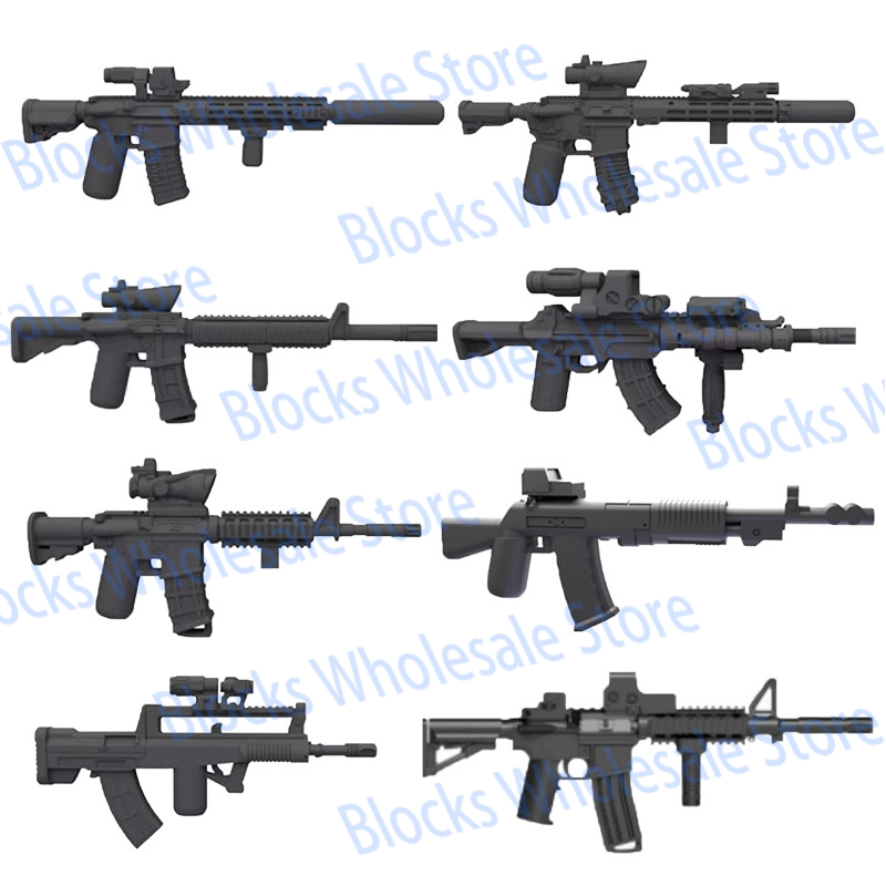 MOC Military Figure Equipment  - огляд і ціна 3D Printing Lego Bricks