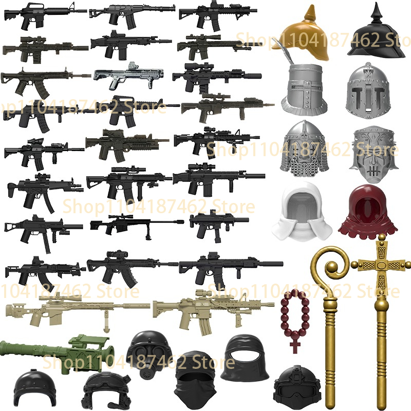 Military Soldiers Figure Equip - огляд і ціна 3D Printing Lego Bricks