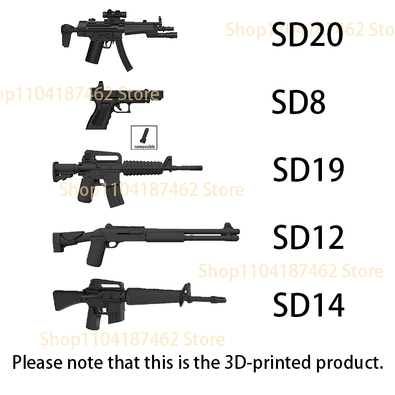 Military Soldiers Figure Equip - огляд і ціна 3D Printing Lego Bricks
