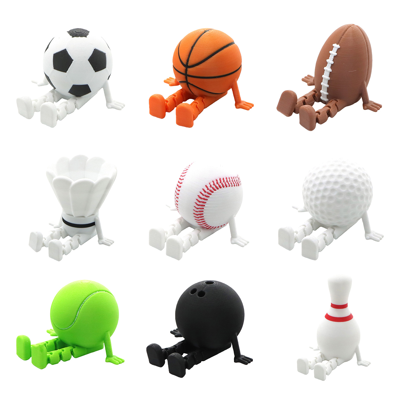 Sports Ball Buddies 3D Printed - огляд і ціна 3D Printing Use