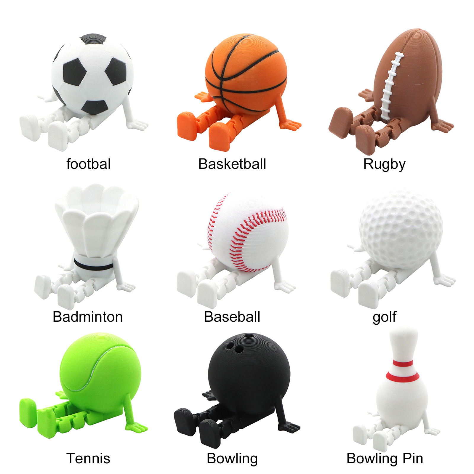 Sports Ball Buddies 3D Printed - огляд і ціна 3D Printing Use