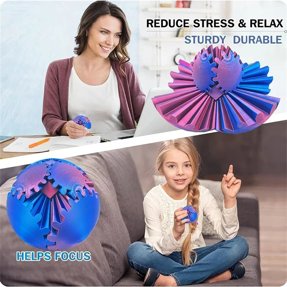 Gear Ball 3D Printed Fidget To - огляд і ціна 3D Printing Gears