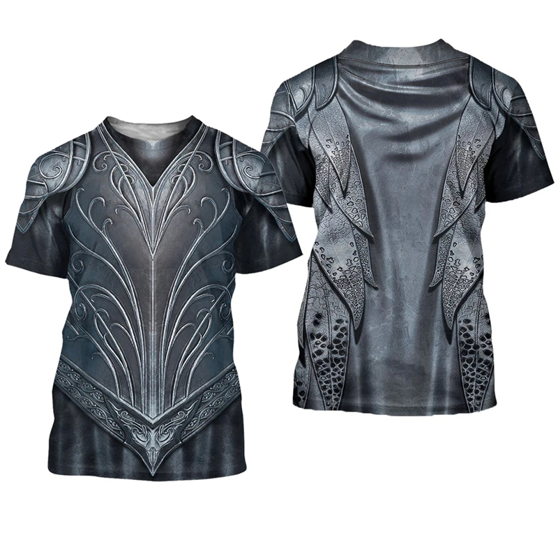 Knights Templar Graphic T-shir - огляд і ціна 3D Printing Knight Armor