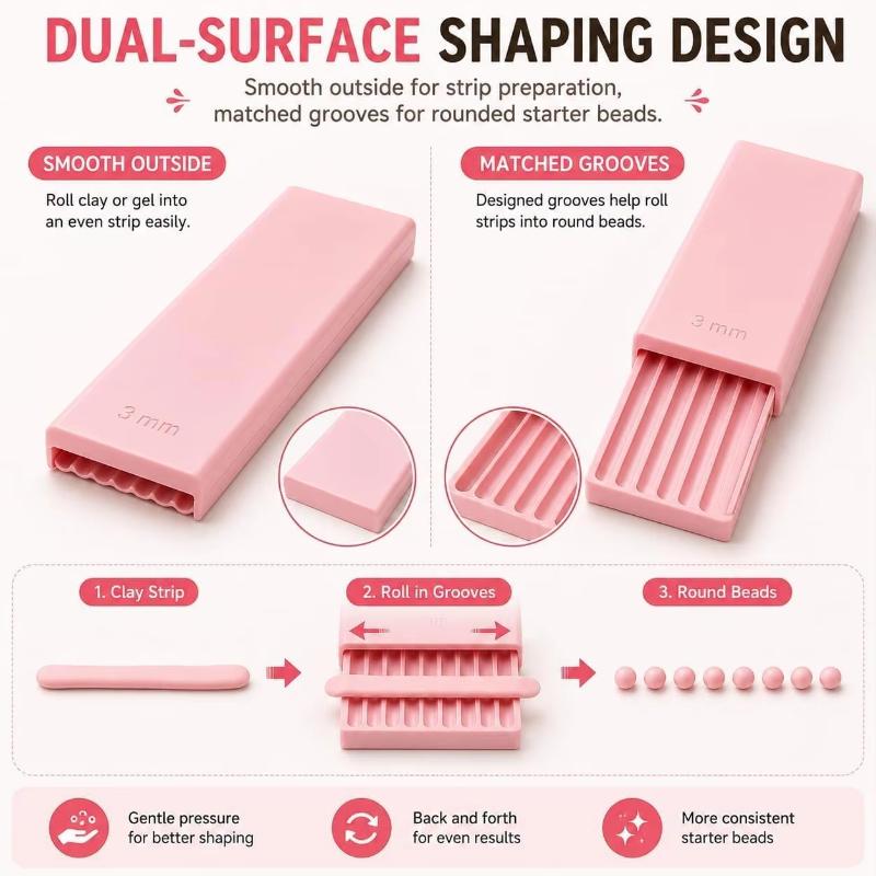 Nail Art Bead Roller 4PCS Set  - огляд і ціна 3D Printing Use