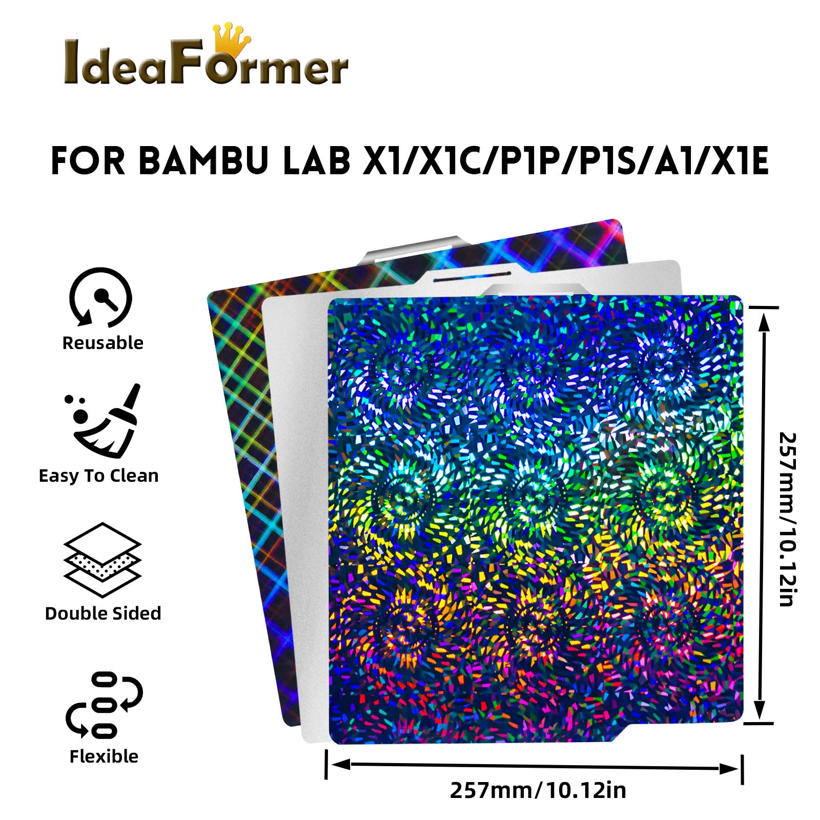 Bambulab Build Plate 257x257/1 - огляд і ціна 3D Printing Bambu