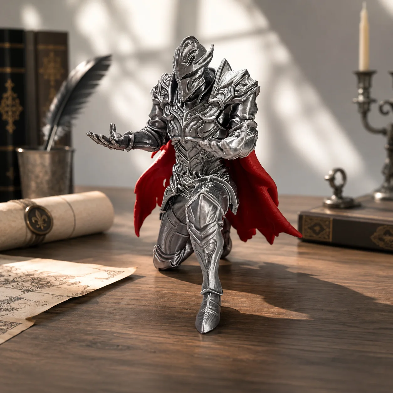 3D printed dark knight pen hol - огляд і ціна 3D Printing Knight Armor