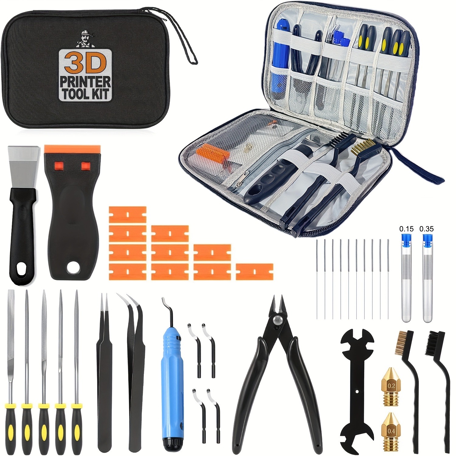 3D Printer Tools Kit, 33pcs 3D - огляд і ціна 3D Print Removal Tool