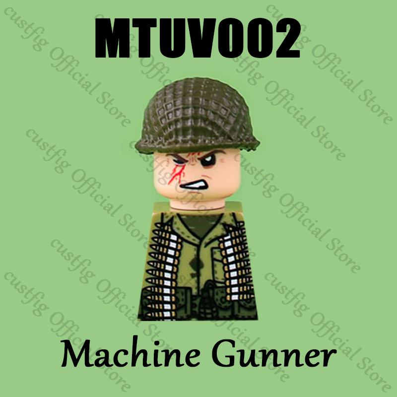 WW2 Soldier Figures Weapon 3D  - огляд і ціна 3D Printing Lego Bricks