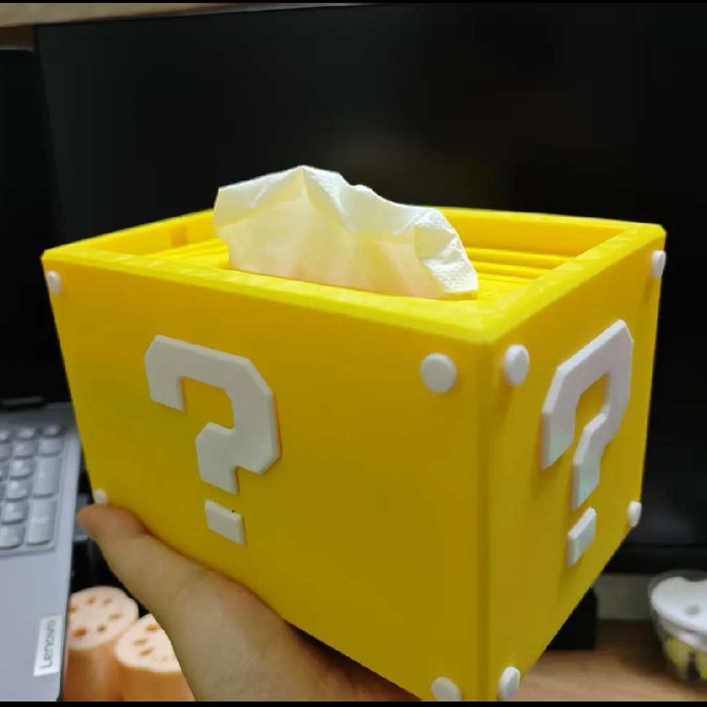3D Printed Question Tissue Box - огляд і ціна 3D Printing Question