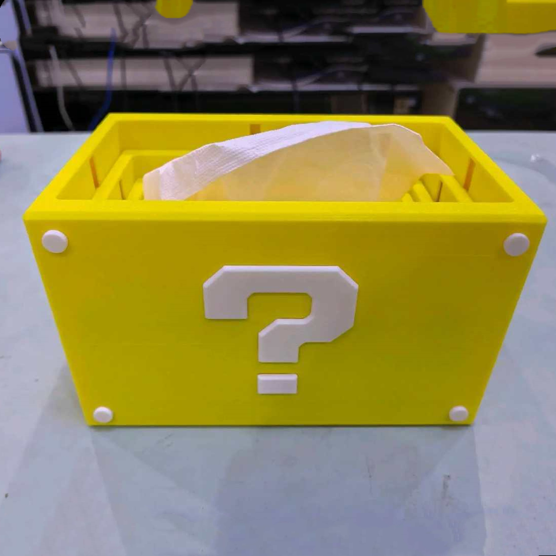 3D Printed Question Tissue Box - огляд і ціна 3D Printing Question
