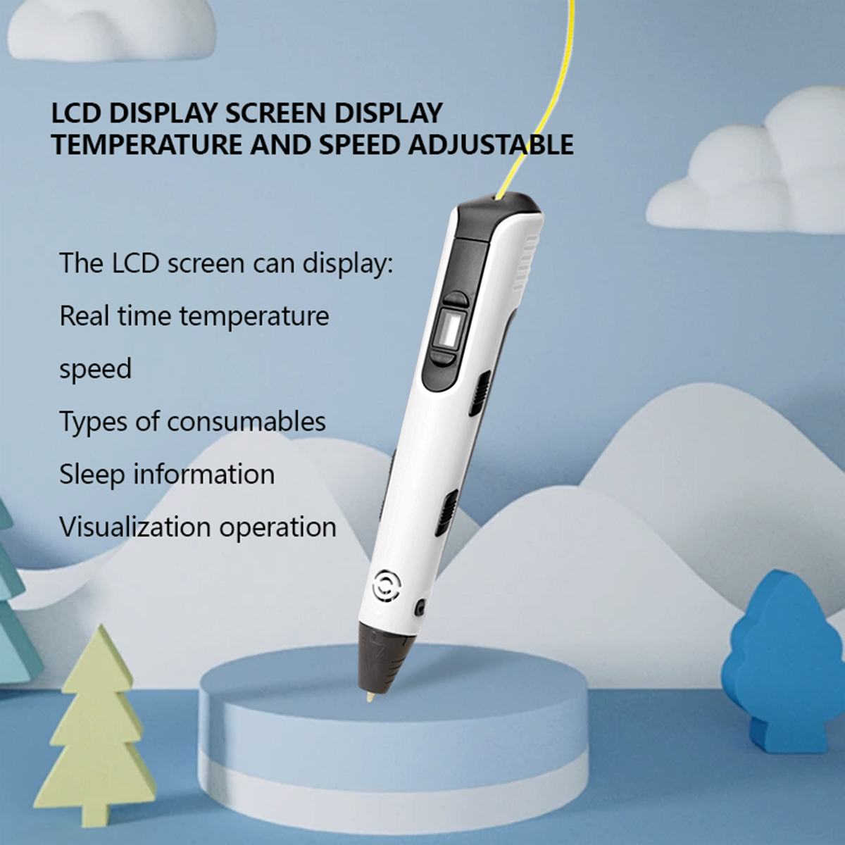 Upgraded 3D Printing Pen 9 Met - огляд і ціна Carbon Fiber Filament