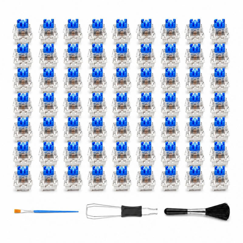 60PCS Blue Mechanical Keyboard - огляд і ціна 3D Print Removal Tool