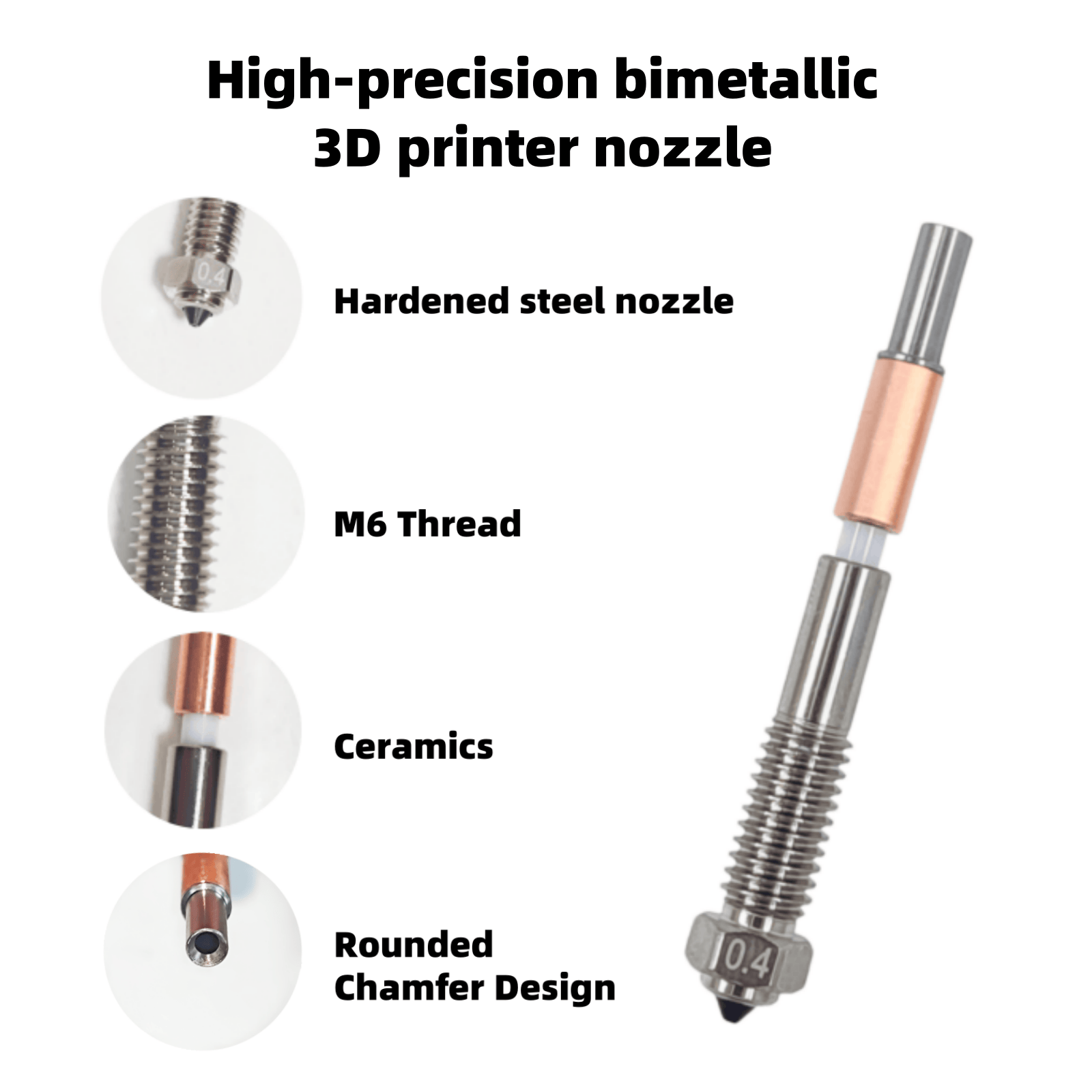Bimetal Nozzle For QIDI Plus 4 - огляд і ціна 3D Print Removal Tool
