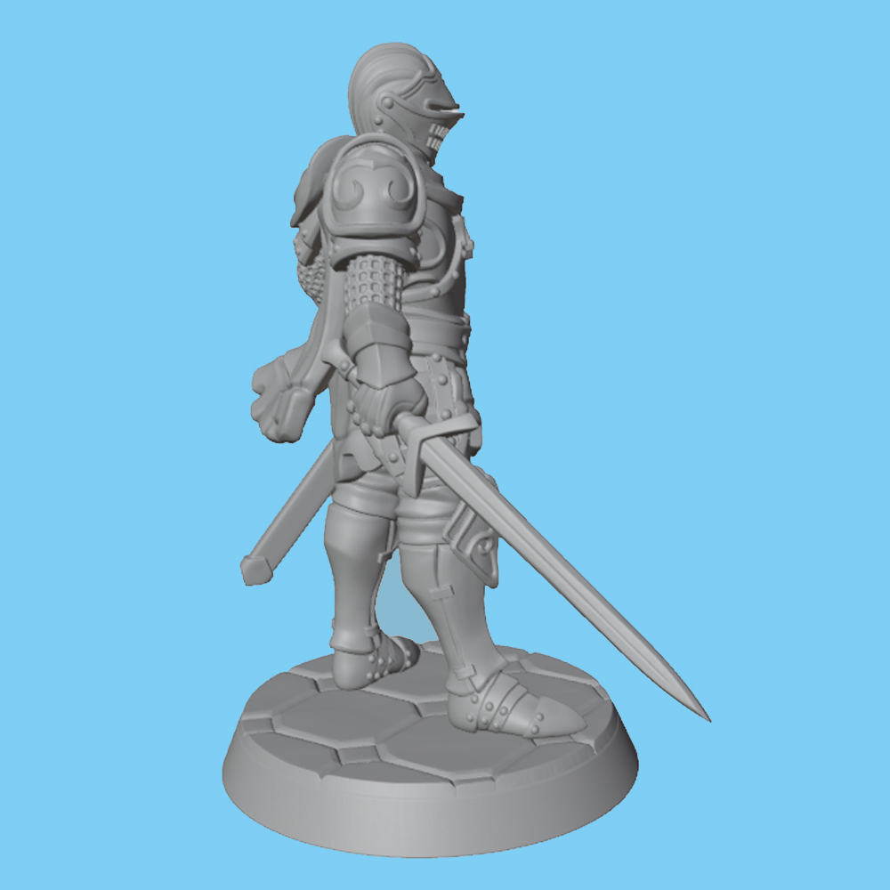 1/24 Medieval Full-Body Plate  - огляд і ціна 3D Printing Knight Armor