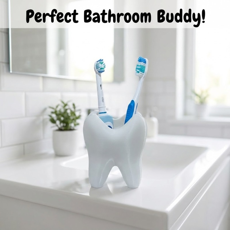 3D Printed Tooth Shaped Deskto - огляд і ціна 3D Printing Tooth