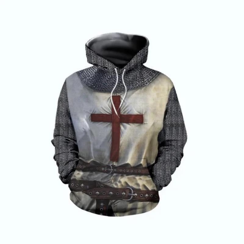 Knights Templar Armor Hoodies  - огляд і ціна 3D Printing Knight Armor