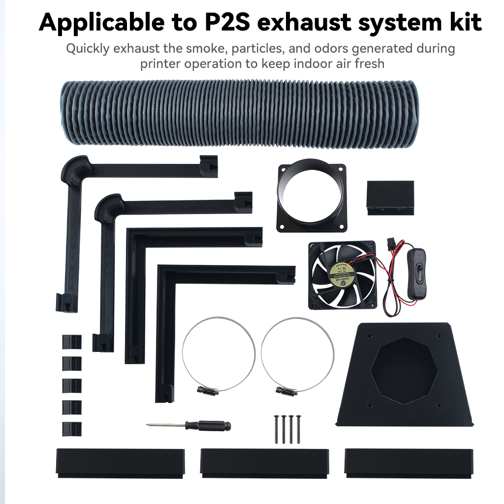 External Exhaust Fan Kit for B - огляд і ціна 3D Printing Bambu