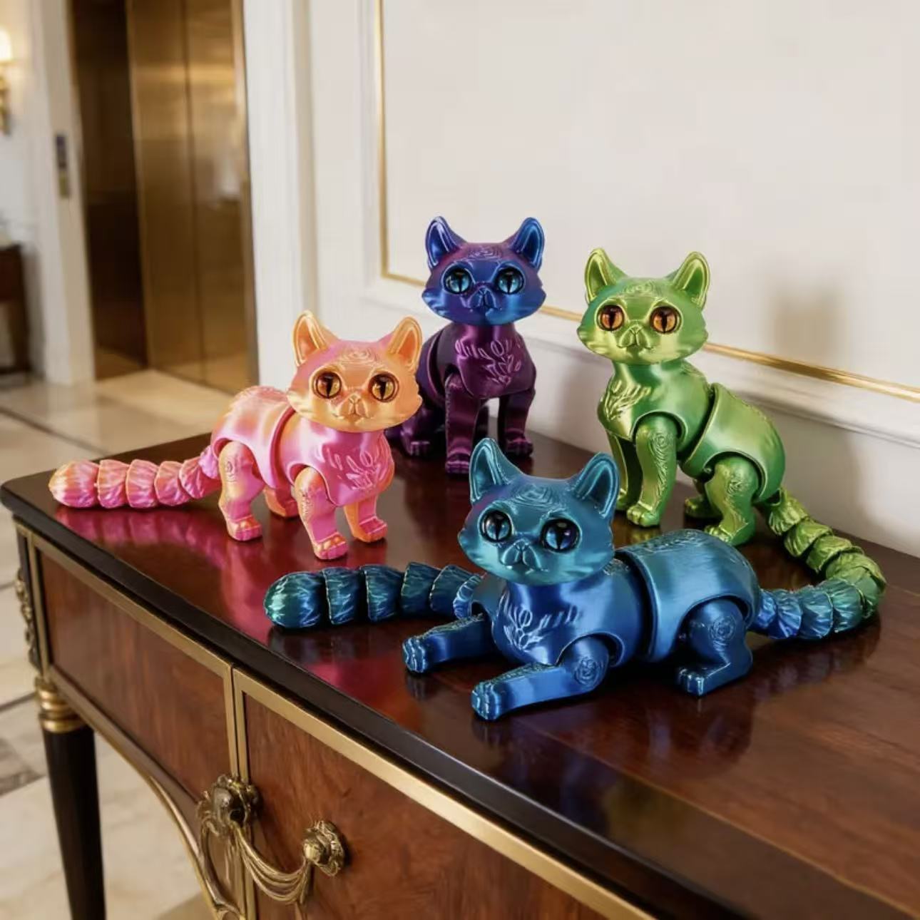 1pc 3D Printed Cute Cartoon Ca - огляд і ціна 3D Printing Use