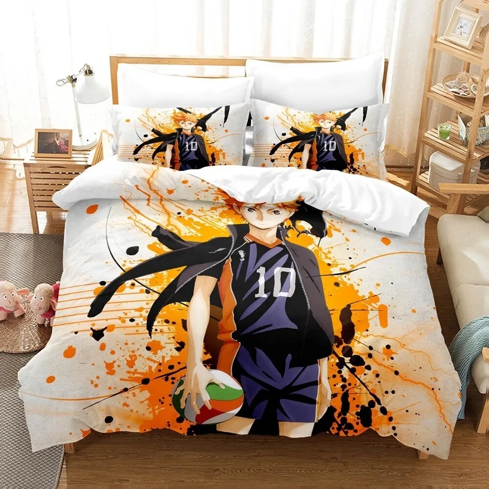 Cartoon Anime Haikyuu Bedding  - огляд і ціна 3D Printing Bambu