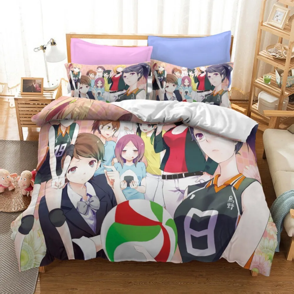 Cartoon Anime Haikyuu Bedding  - огляд і ціна 3D Printing Bambu